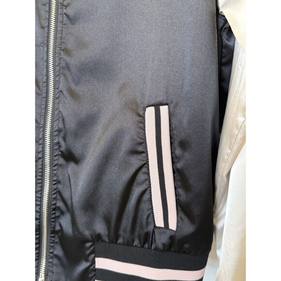 Papaya Los Angeles California Bomber Jacket Women’s M Satin Varsity Embroidered - Picture 10 of 10